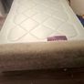 Diamond tuned double bed,beige & mattress Image 3