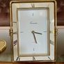 Vintage Timemaster England Quartz Gold Clock Image 3