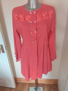 Miss she coral dress/blazer size UK14 EU42 Postage included