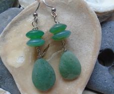 Gemstone earrings, Handmade earrings. Gift. Jewellery, Earrings