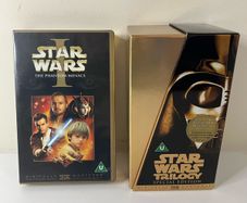Star Wars Trilogy Special Edition Boxset and The Phantom Menace VHS Video