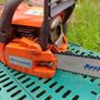 husqvarna 240 chainsaw, new bar chain Image 7
