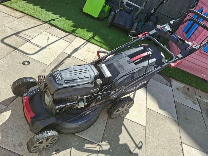 petrol lawnmower with selfdrive