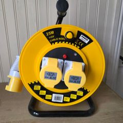 25M Cable Reel, 110V Heavy Duty