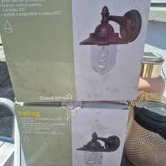 2 Kaltag mains-piwered outdoor wall lights