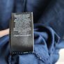 M&S Navy 100% Pure Linen Short Sleeve Top - Size 16 - Like New Image 9