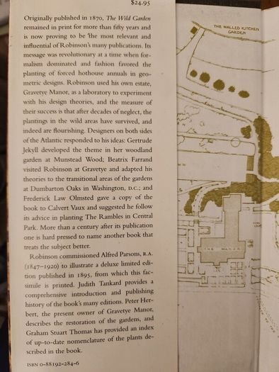 The Wild Garden. By William Robinson. Hardback With Dustjacket In Good Condition.