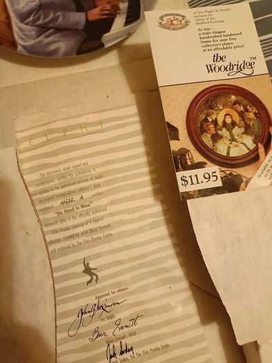 Elvis Handcrafted Plate