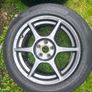Buddy Club P1 16x7J ET43 5x100 New tyres 205/55 Image 4