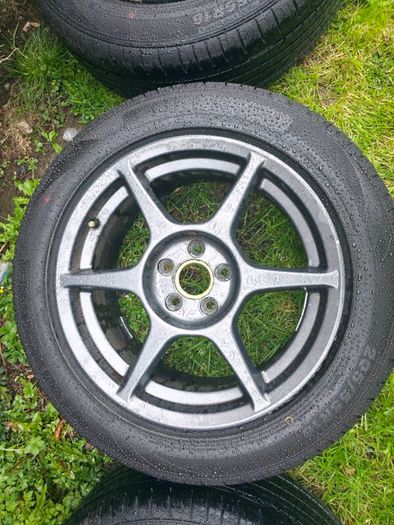 Buddy Club P1 16x7J ET43 5x100 New tyres 205/55
