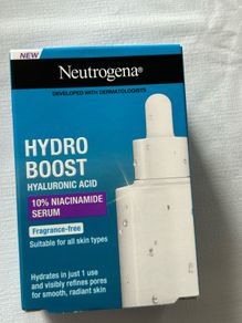 Neutrogena Hydro boost Hyaluronic acid with 10% Niacinamide Serum 30ml.