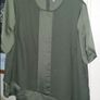 Asos khaki asymmetrical top no belt size UK18/20 EU46/48 Postage included Image 2