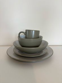 Dunnes Crockery Set & Glasses