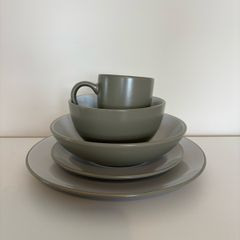 Dunnes Crockery Set & Glasses