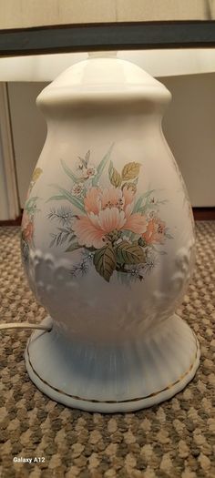 Staffordshire pottery vintage lamp