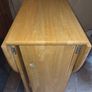 Solid Light Wood Foldable Table Image 2