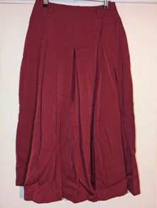 Beautiful wine heavy material skirt from Basler