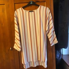 Stripey long blouse
