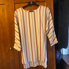 Stripey long blouse