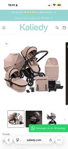 Icandy Peach 7 Full Bundle & Cocoon Icandy Baby Car Seat With Isofix