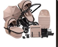 Icandy Peach 7 Full Bundle & Cocoon Icandy Baby Car Seat With Isofix