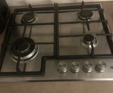hob and oven 61cm wide x 51cm deep