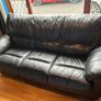 Leather 3 Seater Sofa Image 4