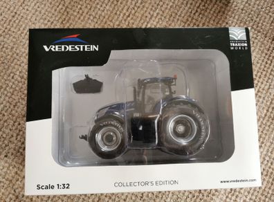 Marge Models New Holland T7 HD Blue Power 1/32 scale model with Vredestein Tyres Exclusive