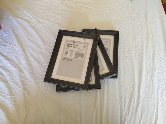 Four ikea picture frames