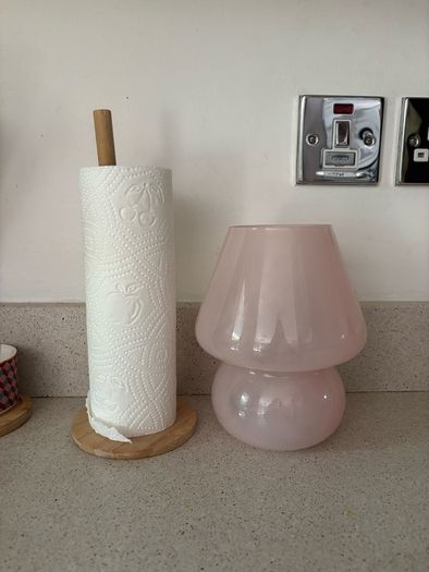 Pink Mushroom Lamp