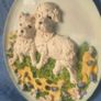 Decorative 3D dog wall plate Image 2