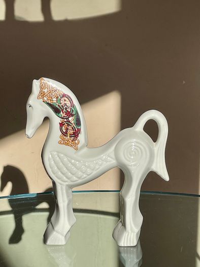 Vintage 1980's Cre Irish Porcelain Celtic Horse, Joe McCaul