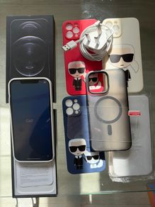 iPhone 12 Pro Max 128GB  Pacific blue Excellent Condition Unlocked  Box & Extras