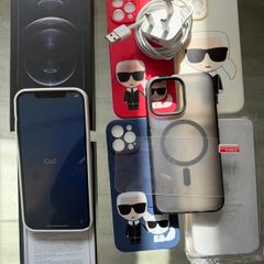 iPhone 12 Pro Max 128GB  Pacific blue Excellent Condition Unlocked  Box & Extras