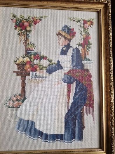 framed cross stitch