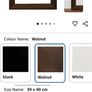 Dark brown picture frame Image 2