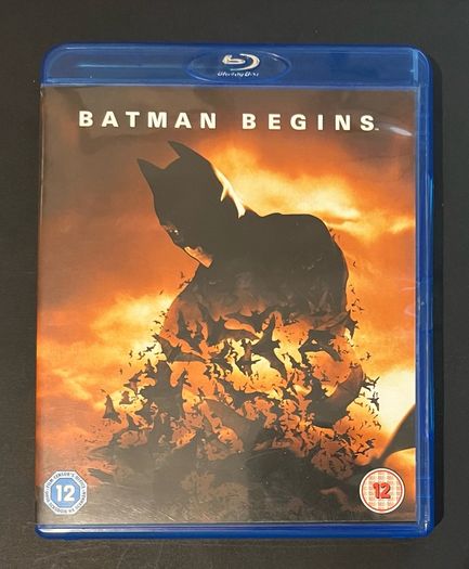 Batman Begins Blue-Ray Movie. Staring Christian Bale, Michael Caine and Liam Neeson