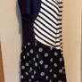 Sophie B Ladies Navy & White Tunic Top size 18 includes post Image 2