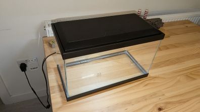 15L Integrated lid aquarium with LED light, filter, standard starter round aquarium and various accessories