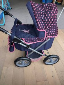 Toy pram and toy trolley