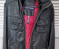 Superdry Premium Mens  Real Leather Jacket.