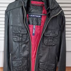Superdry Premium Mens  Real Leather Jacket.