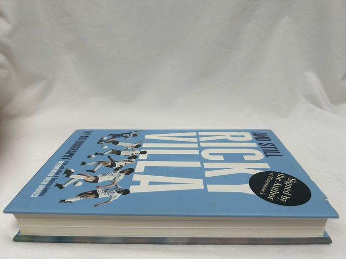 Hand Signed Ricky Villa Autobiography And Still Ricky Villa Spurs Football