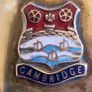 Vintage 1950s "Peerage" Brass Cambridge Crested Matchbox Sleeve Image 5