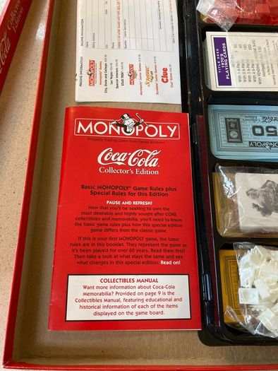 Coca Cola Monopoly rare