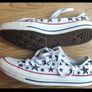 Converse Star Print Low-Tops Size UK 5 Image 8