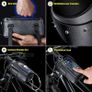 Bike Handlebar Bag with Mobile Phone Holder, Bicycle Frame Top Tube Pouch, Waterproof Cycle Cell Phone Mount with Touch Screen Window, for iPhone Samsung Smart Phone Image 5