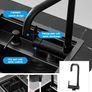 Hidden Concealed Kitchen Bar Sink with Folding Faucet, Hidden Stainless Steel Undermount Workstation Bar Sink for Small Prep RV (Black, 30x45x22CM) Image 3