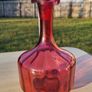 Vintage Ruby Glass Jug Image 2