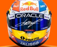 (Limited Time Offer, For EUR 999 Only) Authentic Sergio Perez Signed Red Bull Racing Helmet